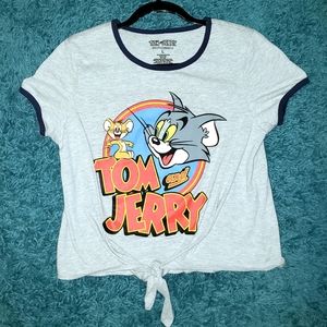 Tom and Jerry Crop Tee